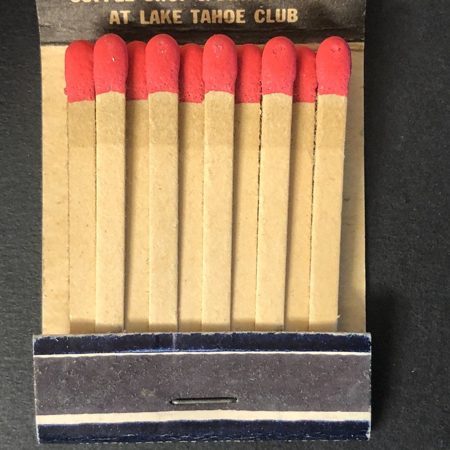 Harrah's Club Reno Lake Tahoe Full Matchbook Wheelbarrow c1950's-60's Scarce