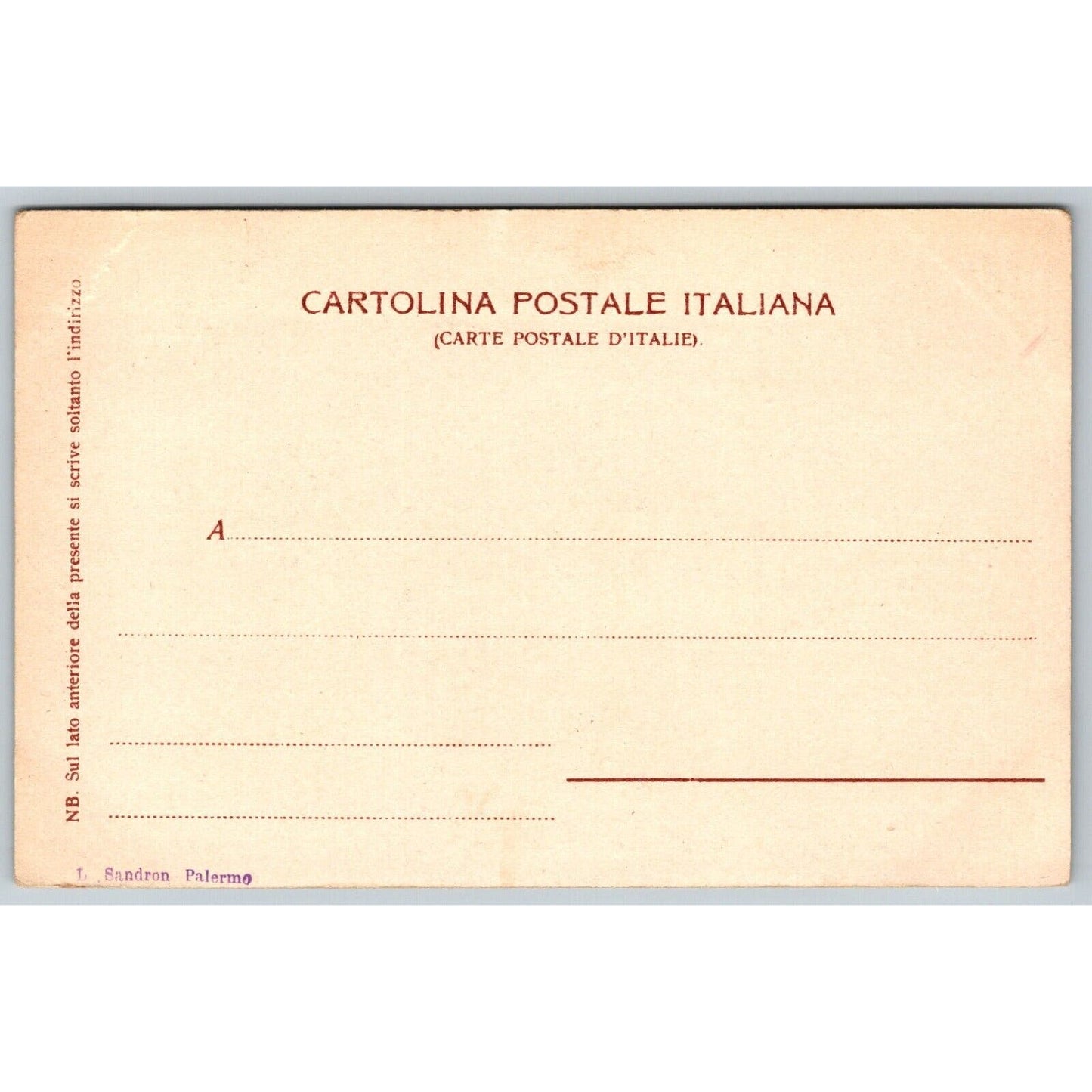Palermo Merchants "Loading Station in the Port" Postcard c1901-1907 NP