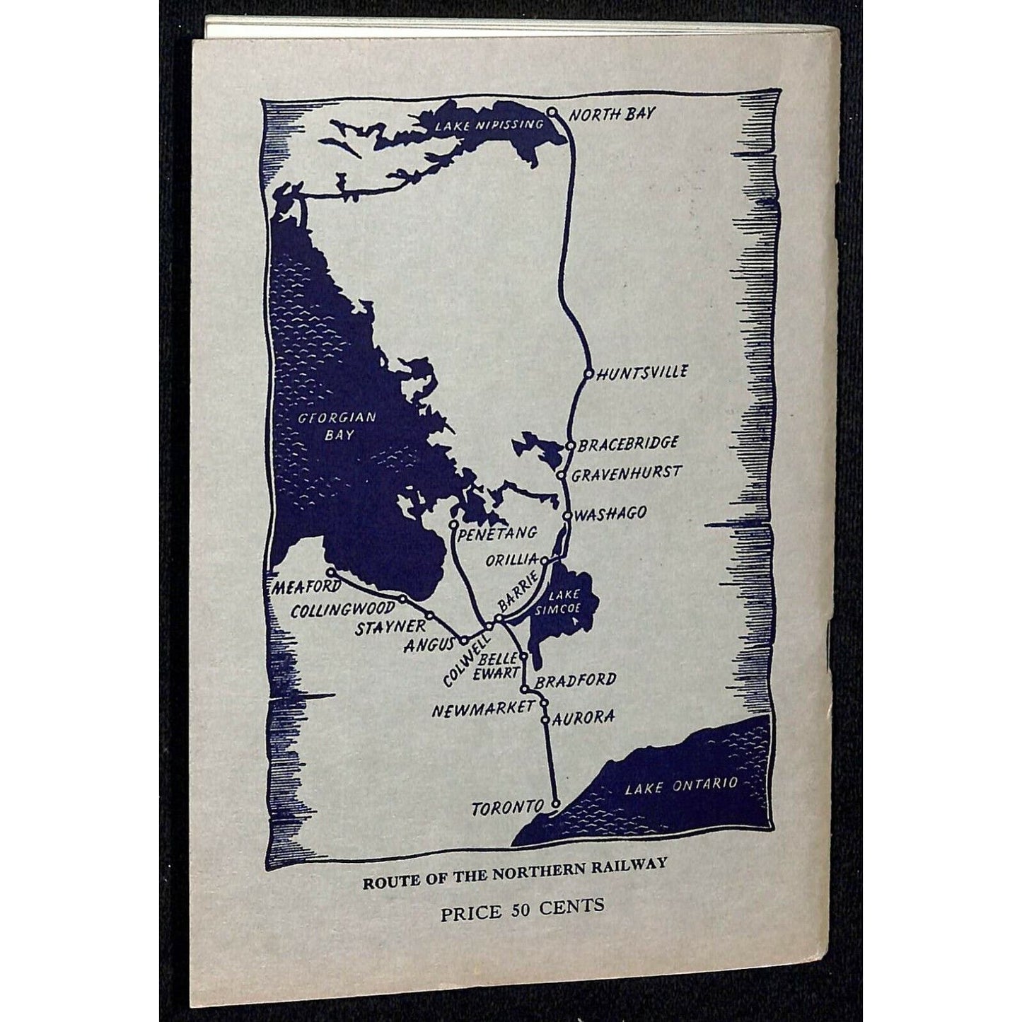 1941 "Four Whistles to Wood Up!" Booklet Northern Railway of Canada 64p Railroad
