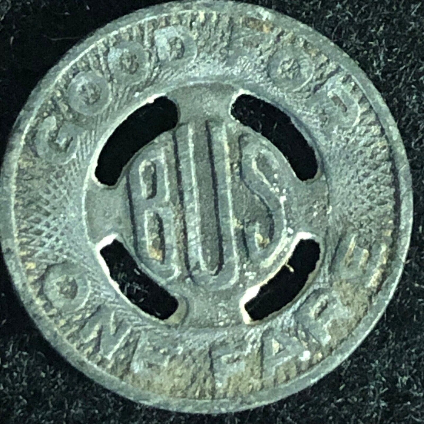 S.C. Electric & Gas Co. (Columbia) G/F One Fare Bus Token -16mm