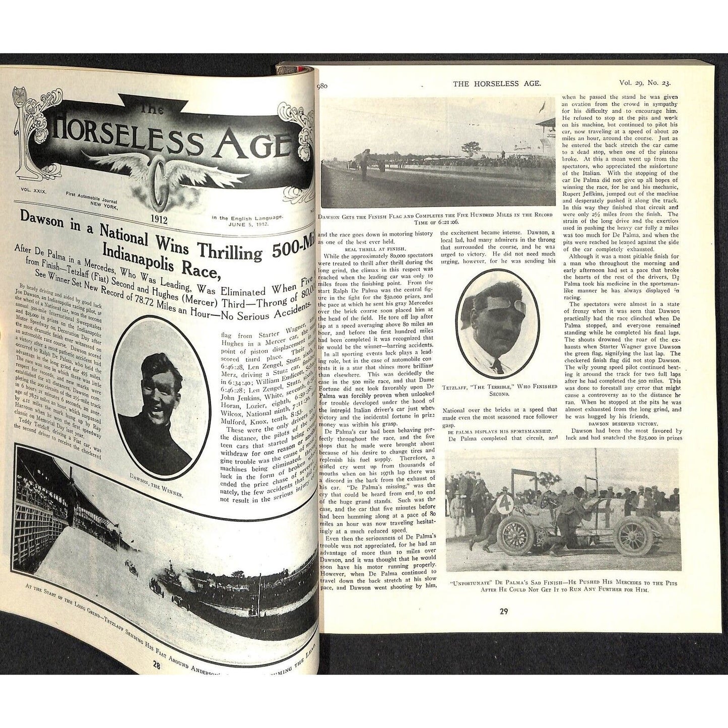 1946 Indy 500 Floyd Clymer's Indianapolis 1909-1941 Race History IMS 320pp. VGC