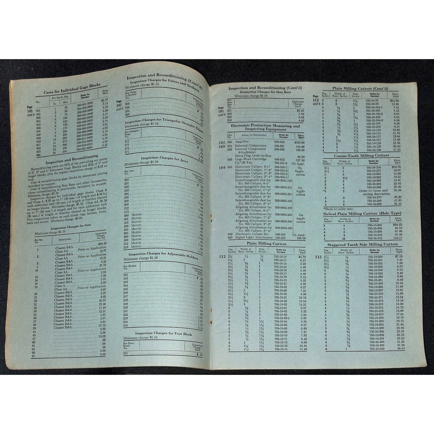 1951 Brown & Sharpe Small Tool Catalog No. 35 - 220pp Mid-City Hardware Chicago
