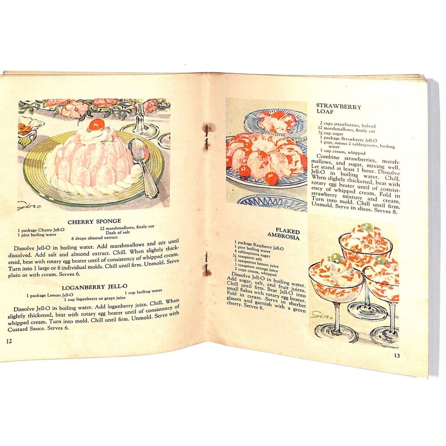 Jell-O Recipe Booklet "...what Salad..what dessert?" c1928 22pp