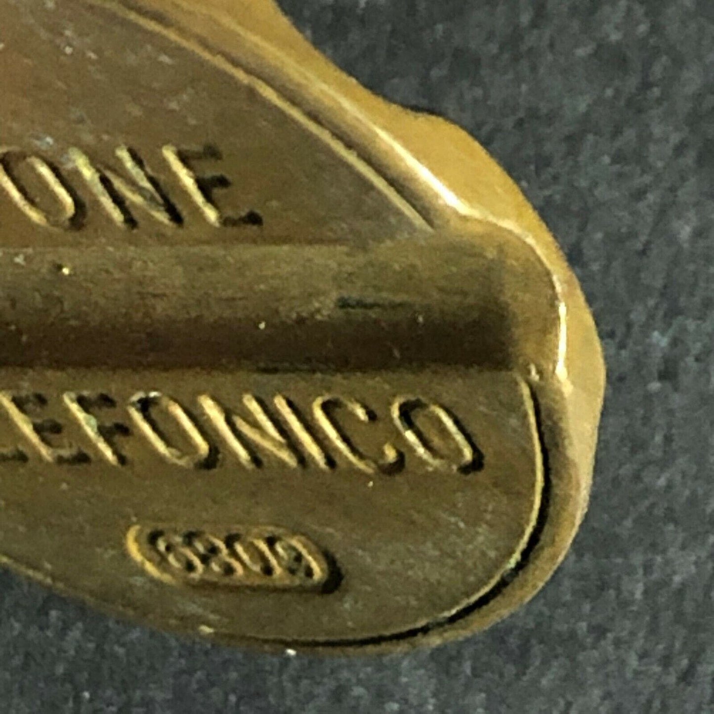 Gettone Telefonio Italian Slotted Telephone Token 24.46mm 1968