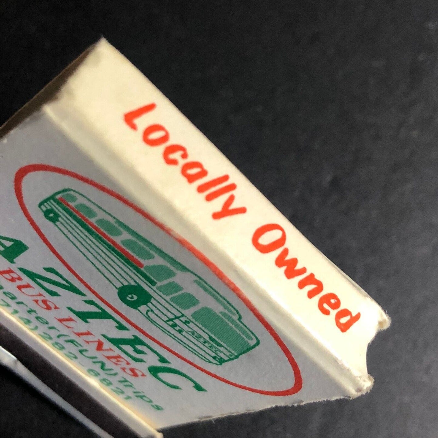 Aztec Bus Lines Matchbook "Disneyland Express" San Diego c1965-1973 Full 20-Str