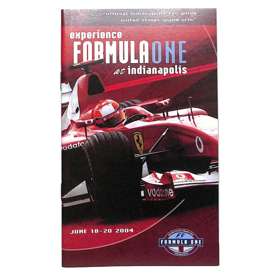 2004 "Experience Formula One at Indianapolis" Info Map Booklet 16pp VGC