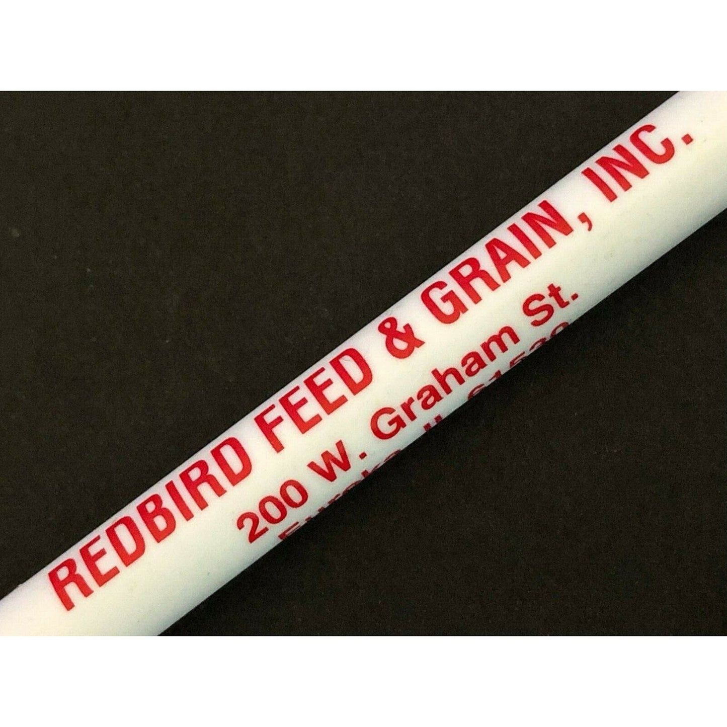 c1970's-80's Redbird Feed & Grain, Eureka, IL Advertising Pen