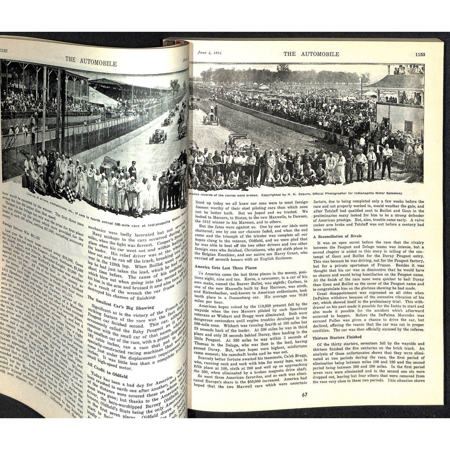 1946 Indy 500 Floyd Clymer's Indianapolis 1909-1941 Race History IMS 320pp. VGC