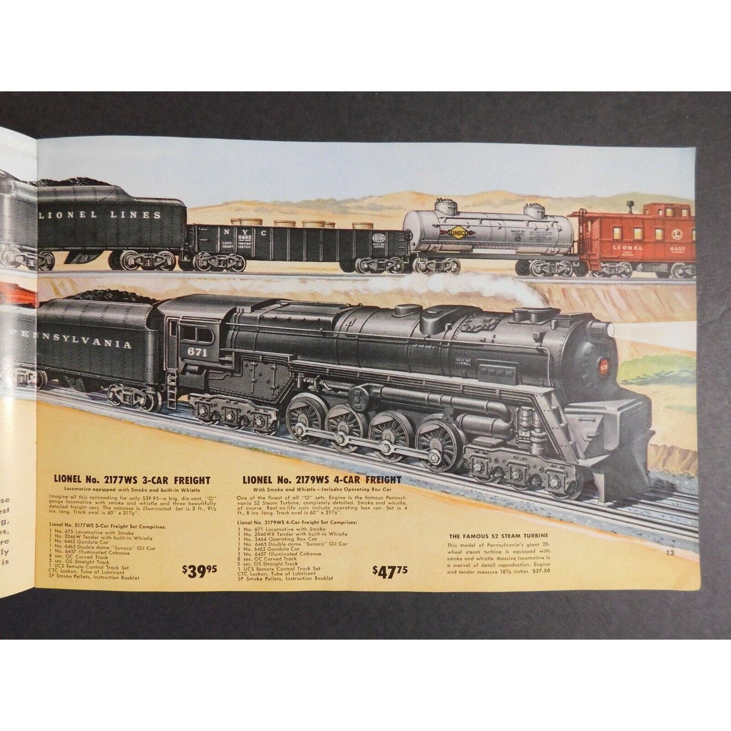 Original 1952 Lionel Trains Catalog 35pgs."Variation 1" - Gary Nelson Coll.