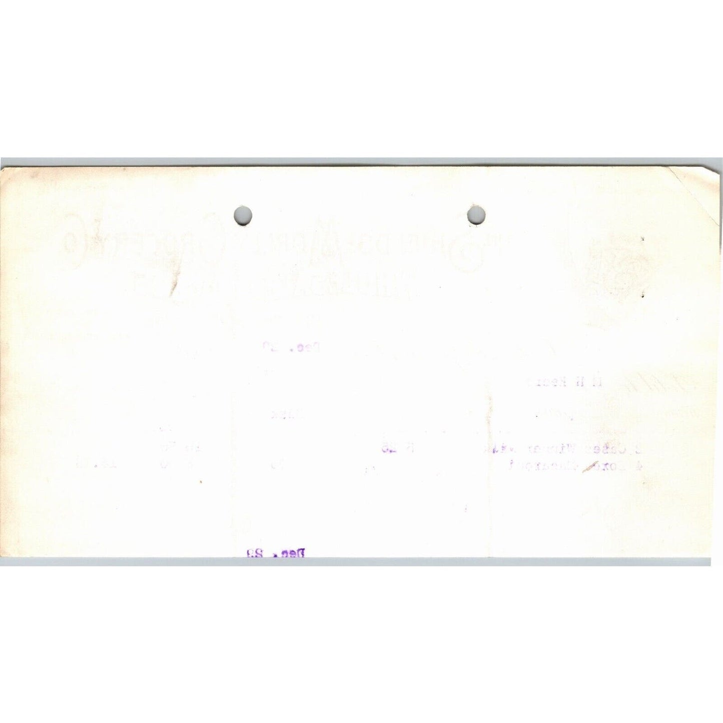 c1895 Shields-Morley Grocery Co. Colorado Springs Letterhead M.H. Keefe Macaroni
