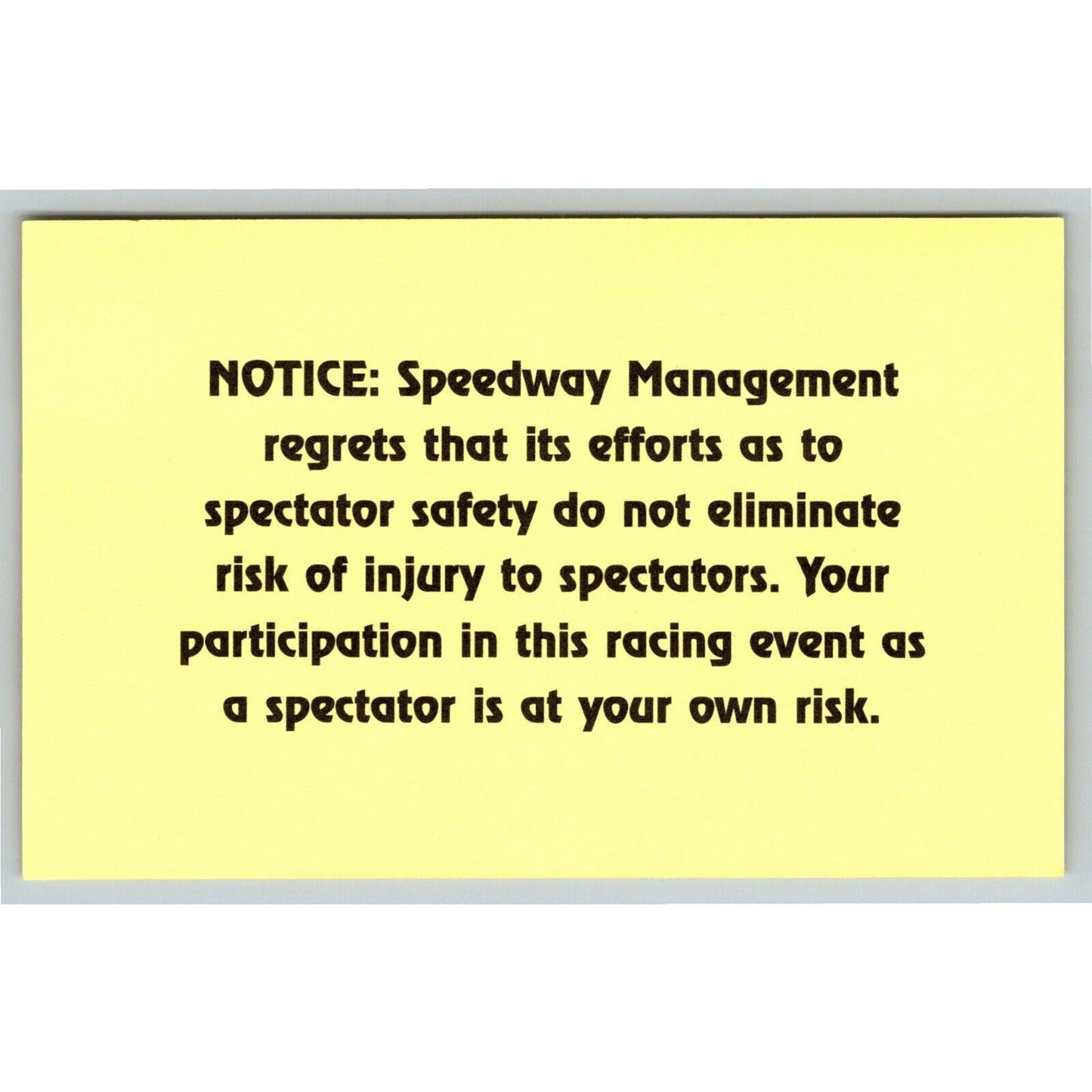 2002 Indy 500 Practice Day Grounds Admission Ticket Pass Card IMS #8231 VGC