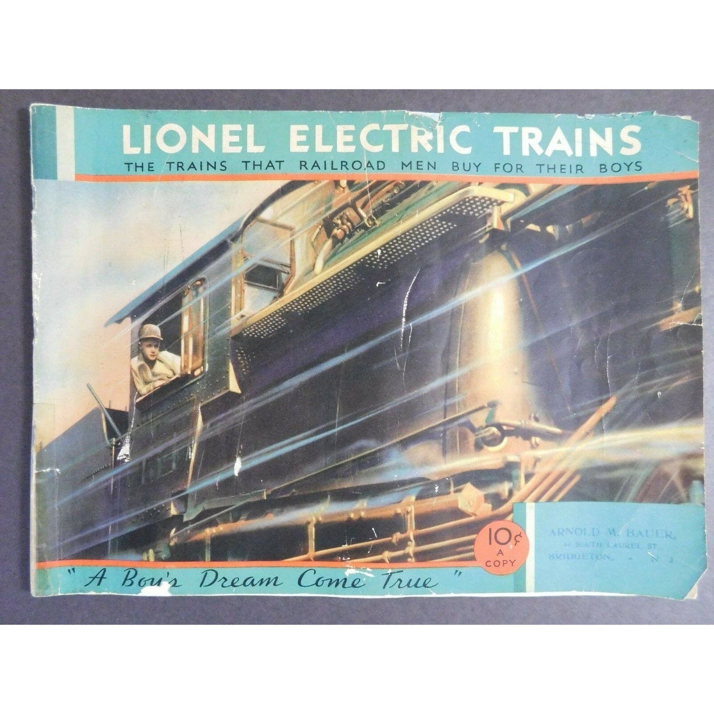 Scarce Original 1932 Lionel Electric Trains Catalog 50 pg. VGC Gary Nelson Coll.