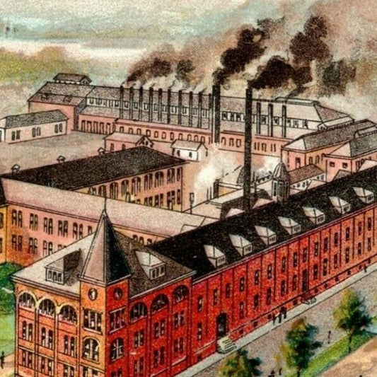 Factory of National Cash Register 1893 Columbian Exposition Victorian Trade Card