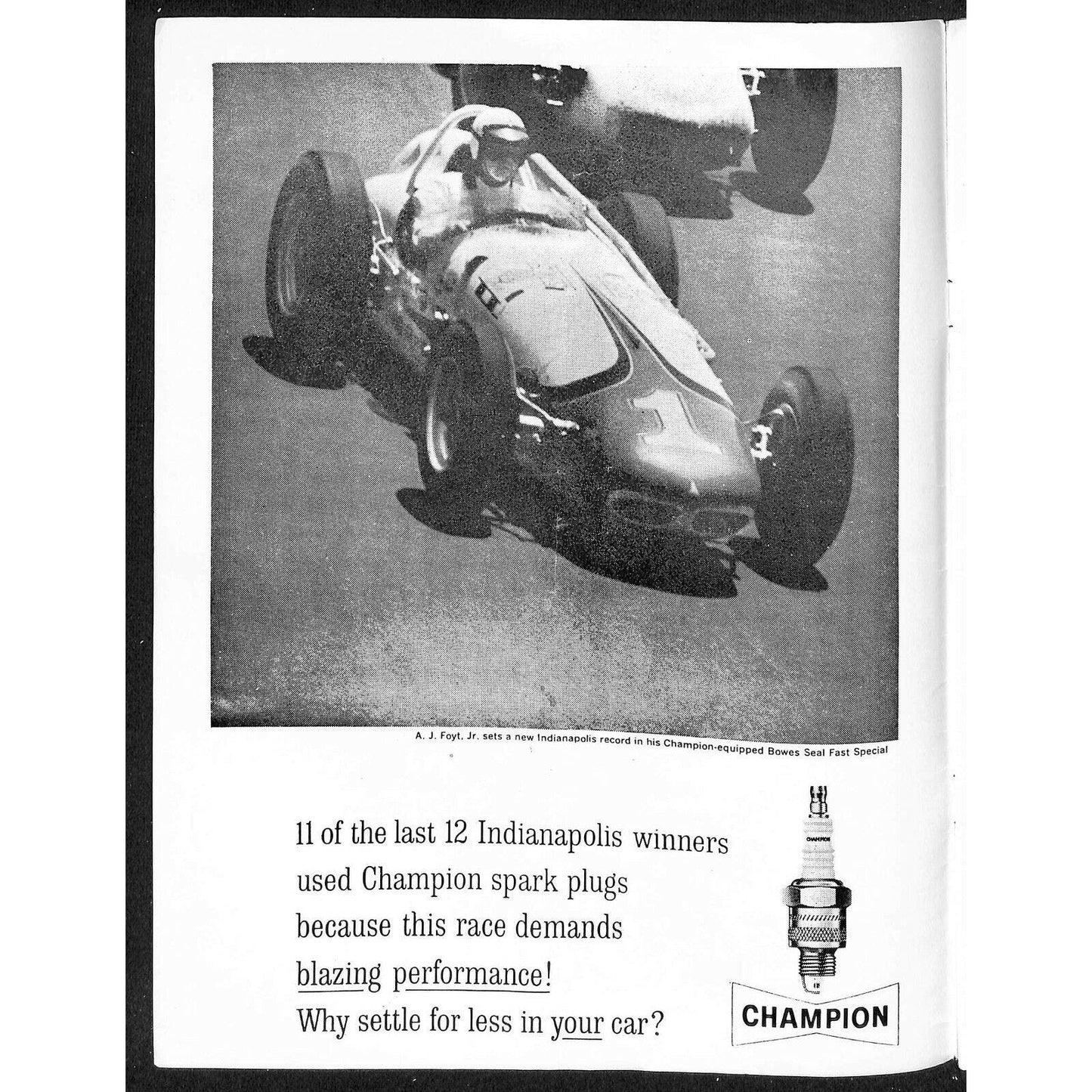 Scarce Nov 11 1961 USAC Championship Sprint Car Races Auto Racing Program Ascot