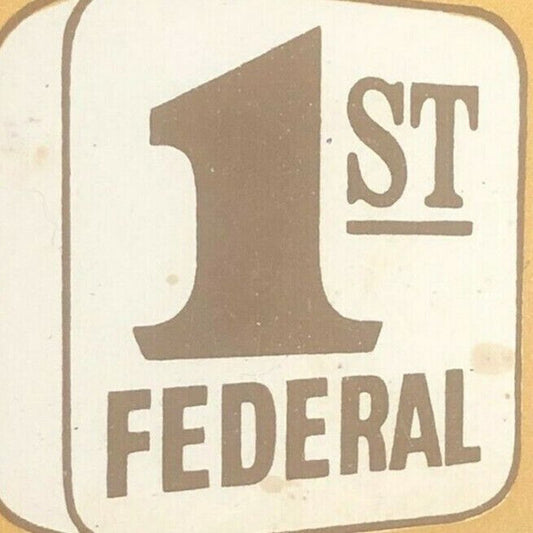60's-70's Full Matchbook "First Federal and Loan of Sarasota" FL