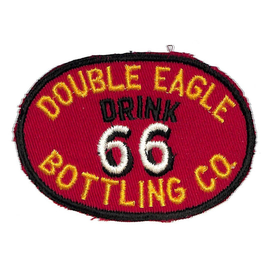 Double Eagle Bottling Drink 66 Embroidered Soda Patch c1930's-40's VGC Scarce
