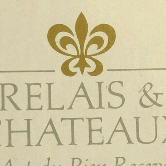 c1980's-90's Wooden Matchbox Matchbook "Relais & Chateaux" Luxembourg