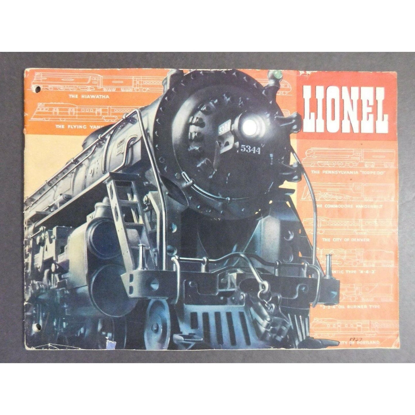 Scarce Original 1937 Lionel Electric Trains Catalog 46 pg. VGC Gary Nelson Coll.