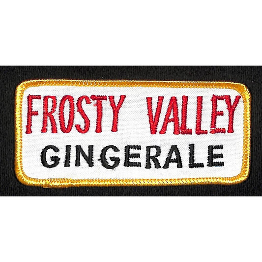 Frosty Valley Ginger Ale Embroidered Soda Patch c1940's-1950's ? Scarce