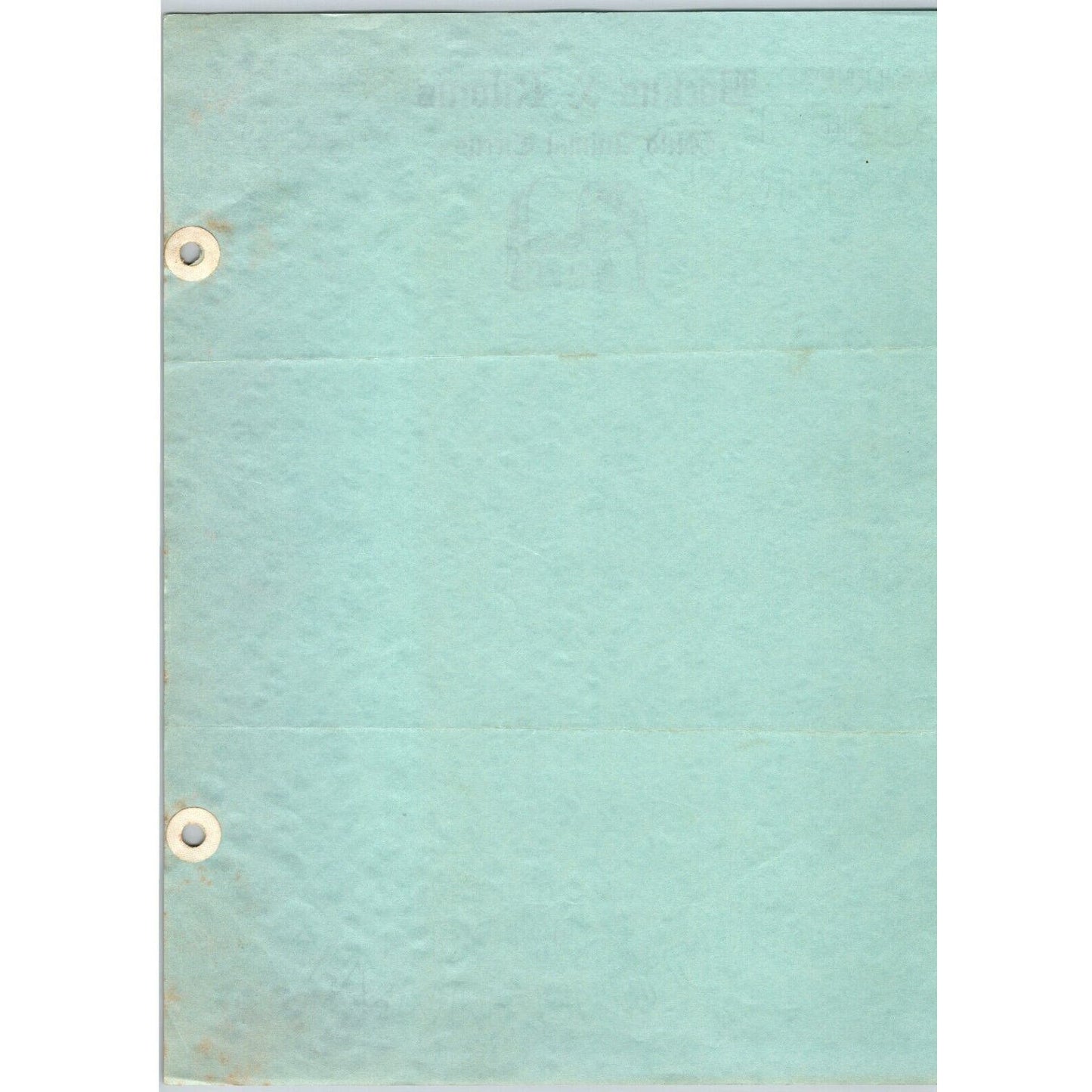 Bokus & Kilonis Wild Animal Circus Letterhead c1936 Elephant Manchester, NH