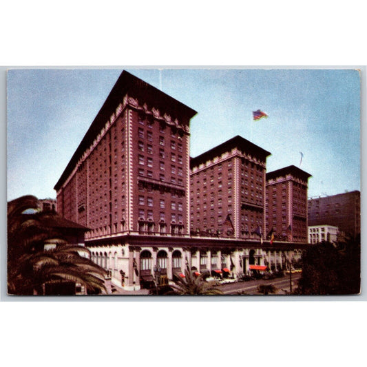 Biltmore Hotel Los Angeles Exterior Postcard NP Chrome c1940's -1950's