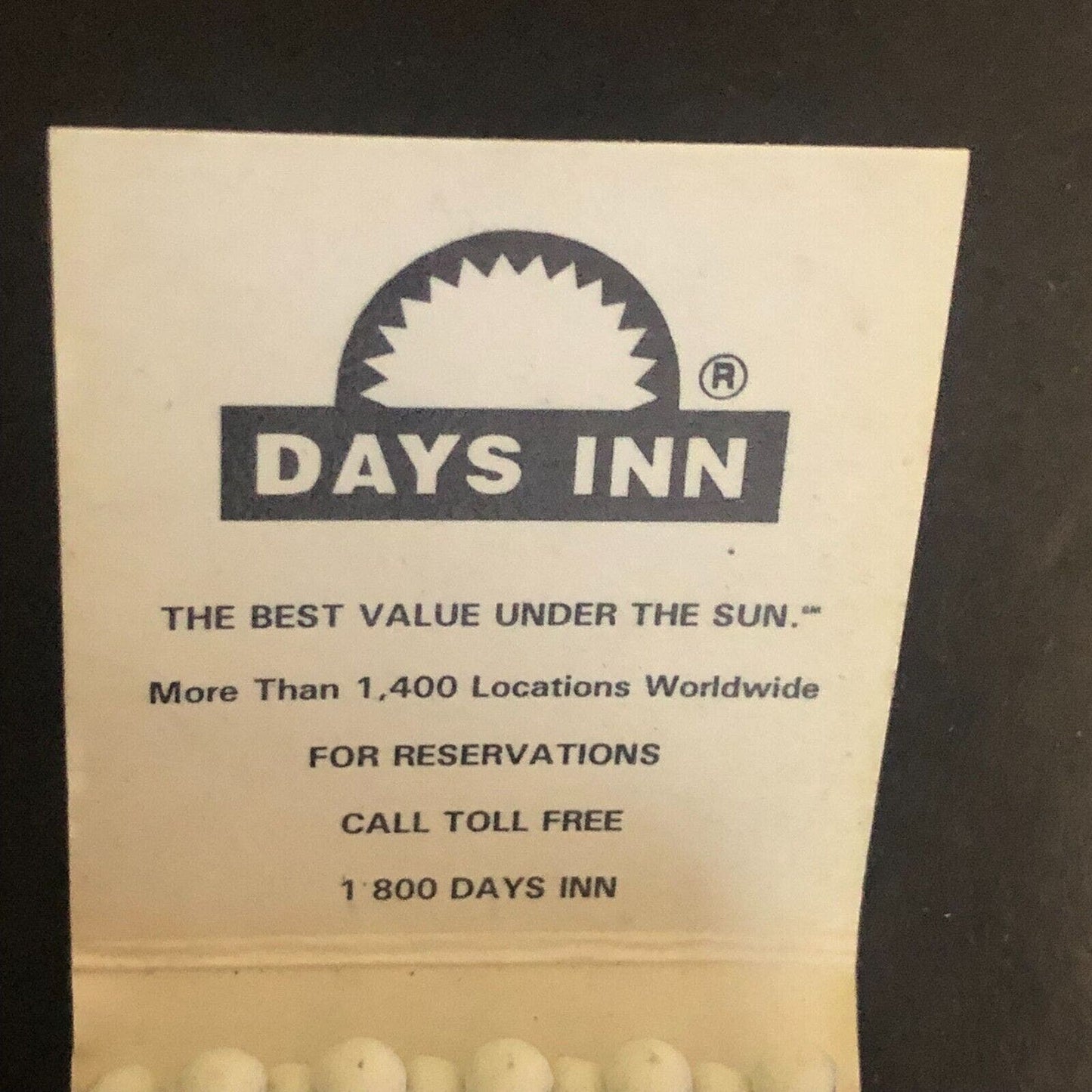 Days Inn Full Matchbook c1980's-1990's