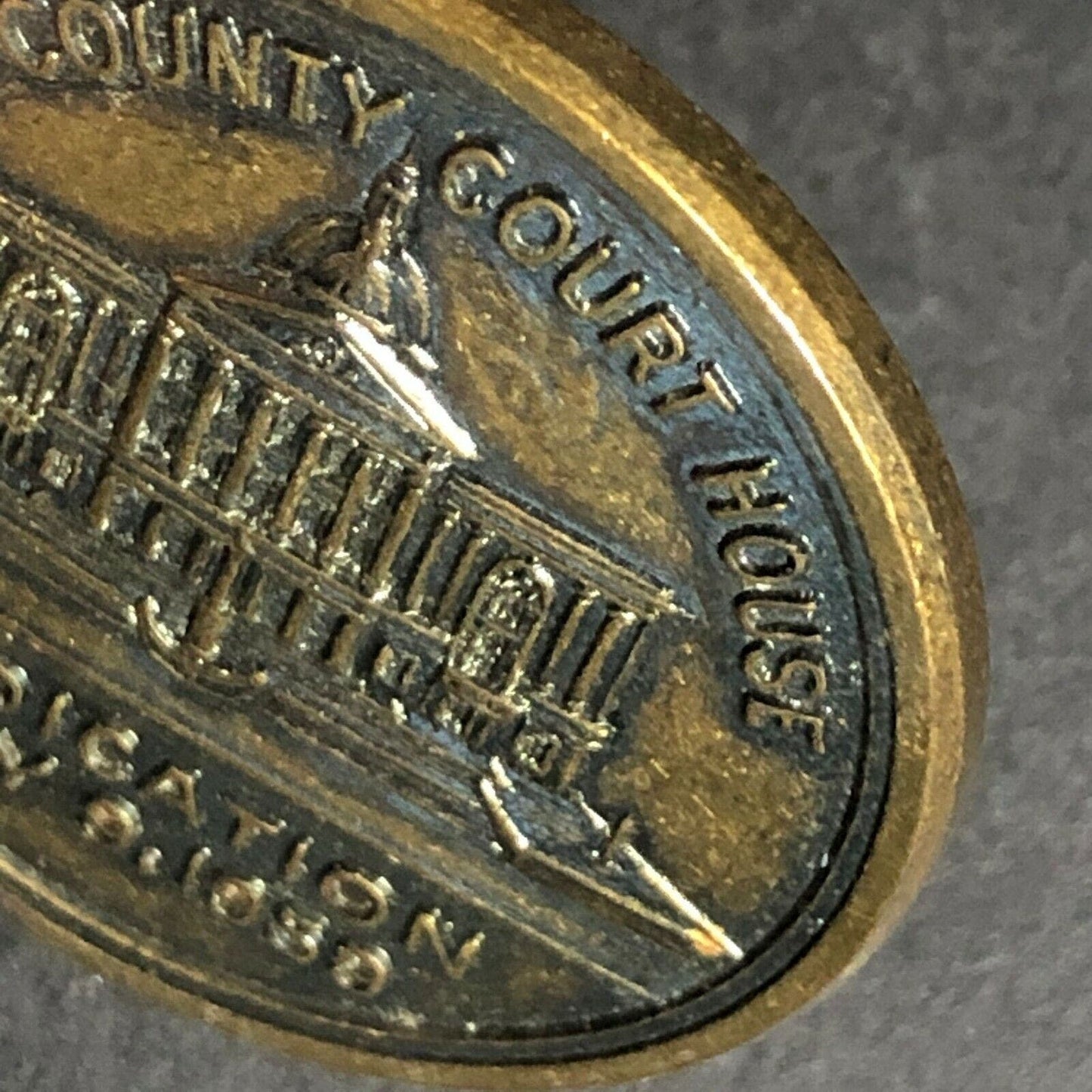 Yorktown County, PA Court House Dedication May 9, 1959 Medallion Token 31mm