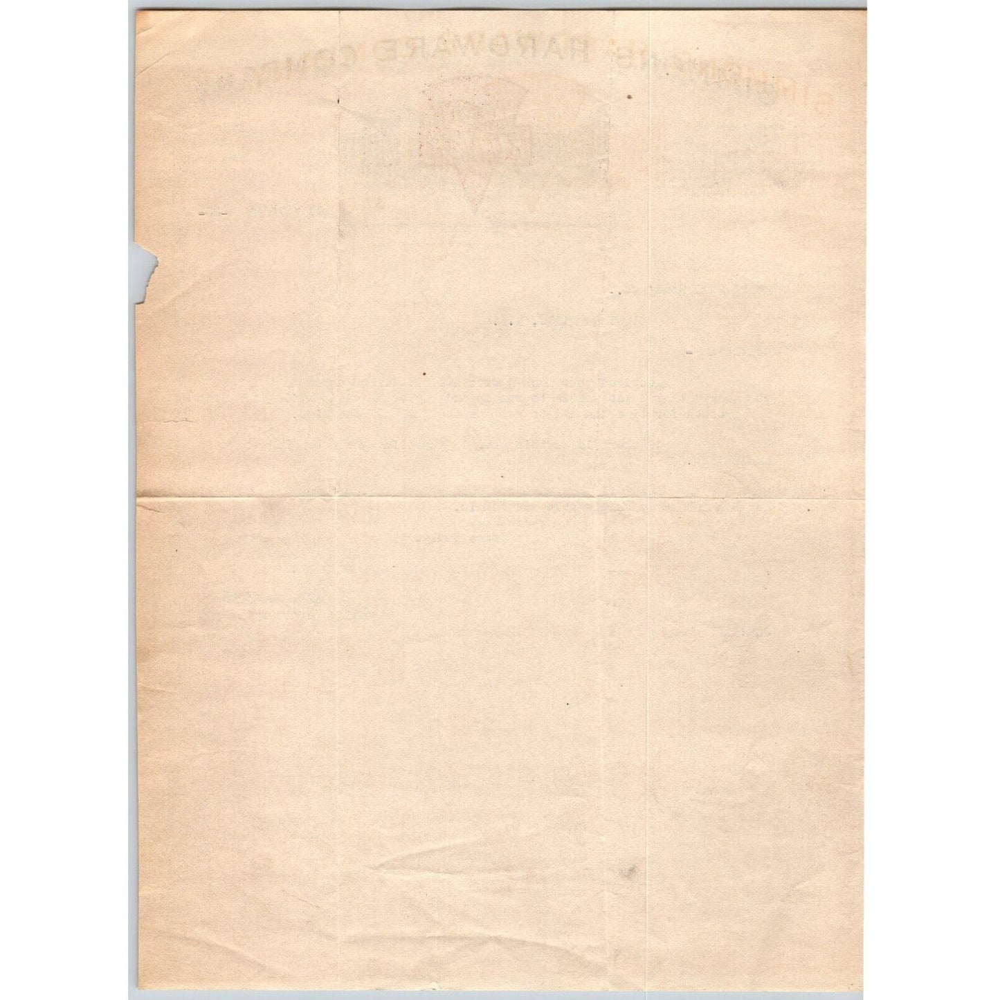 Keen Kutter Simmons Hardware Co. St. Louis 1909 Letterhead to: Henry Hall Rods