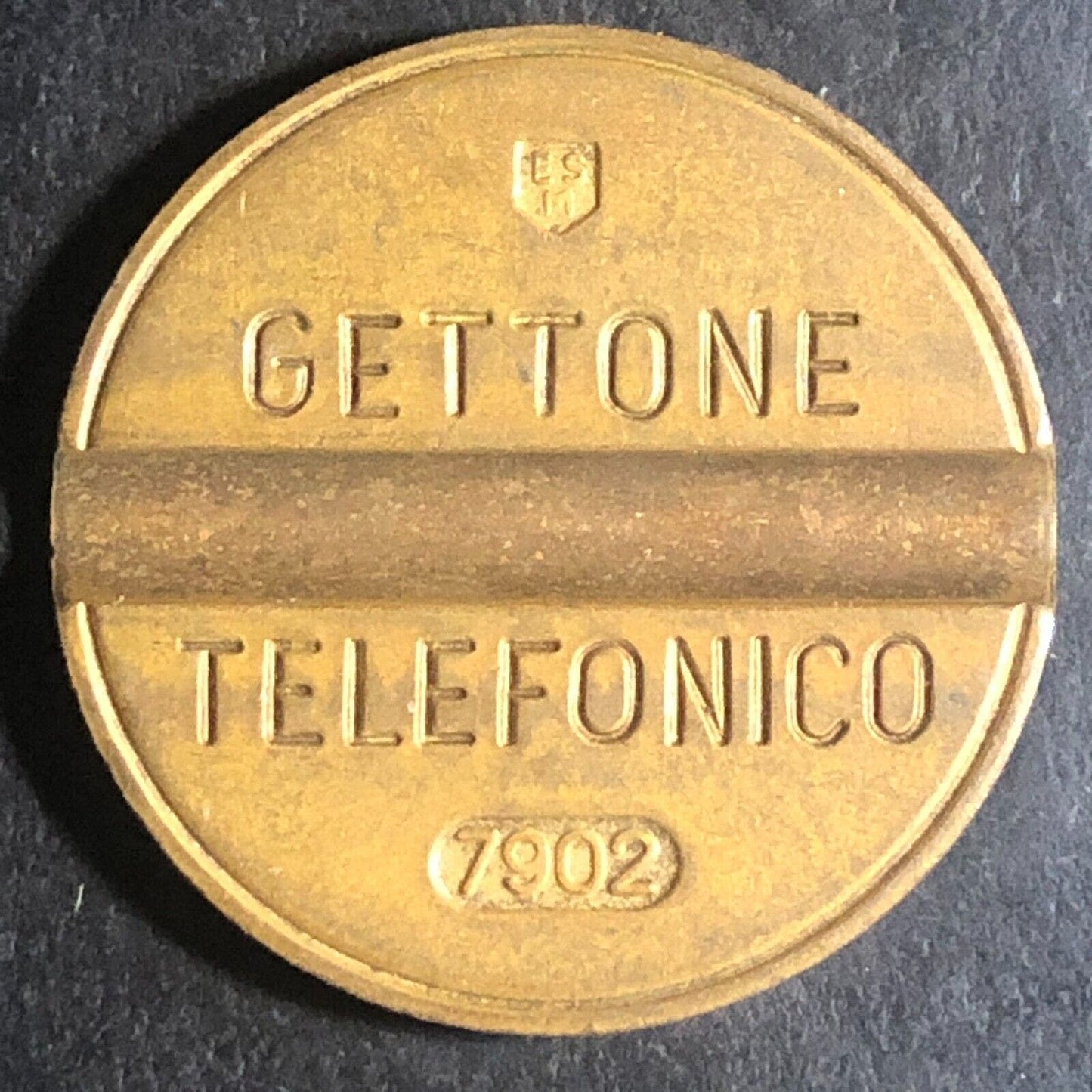 Gettone Telefonico Italian Slotted Telephone Token 24.5mm