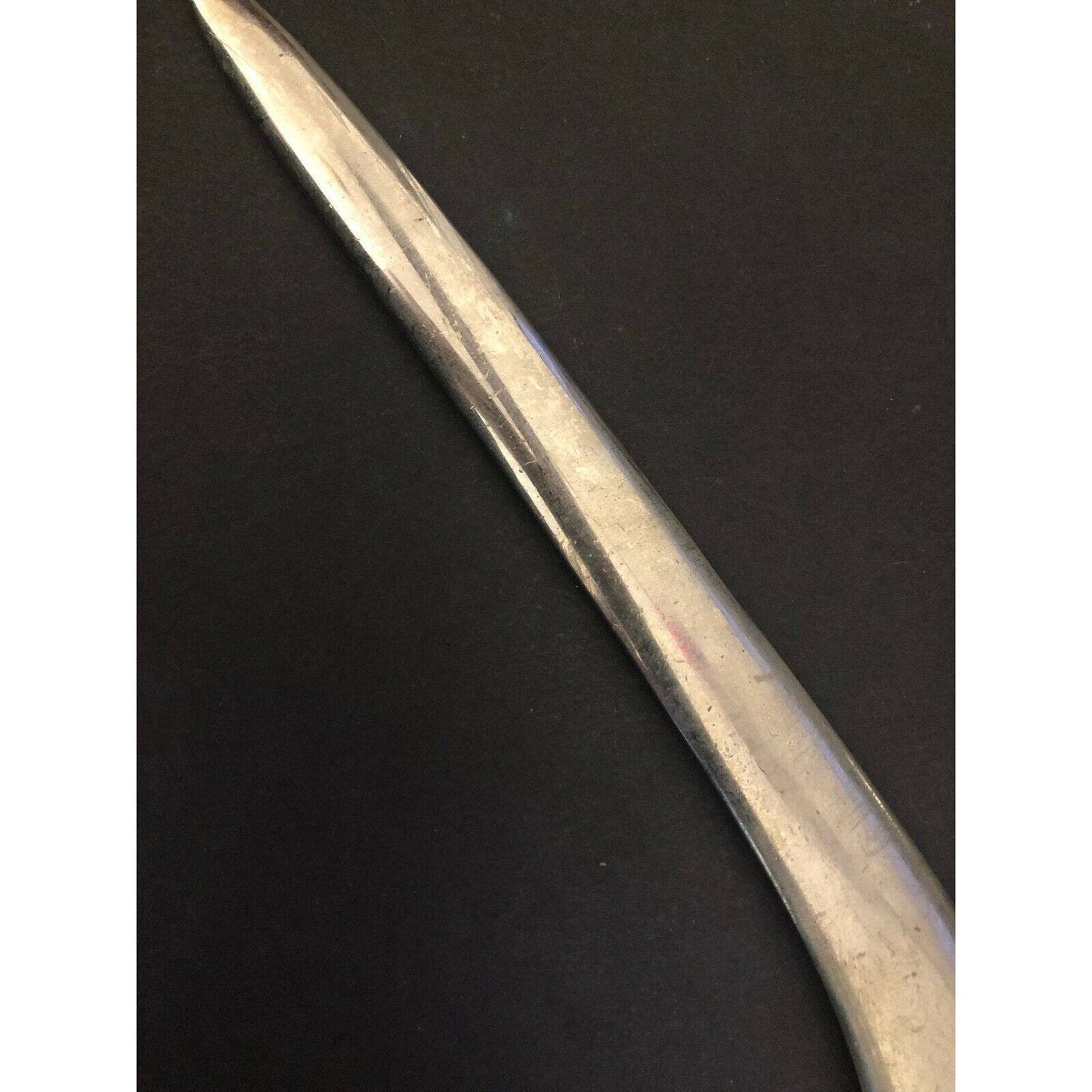 Vintage c1970's-80's Heavy (5oz.) Solid Brass Golf? Art Design Letter Opener