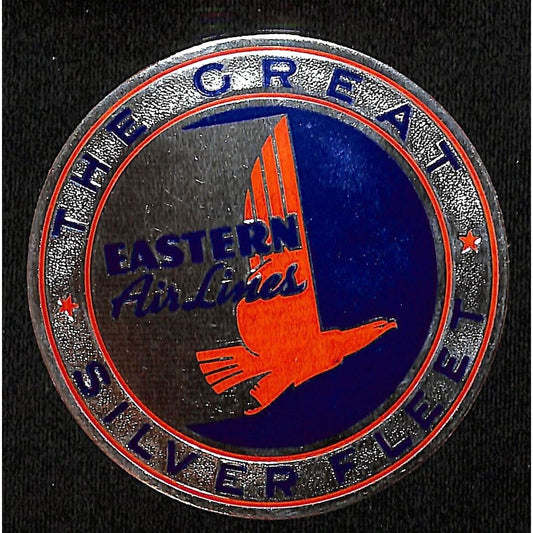 Eastern Airlines "The Great Silver Fleet" Foil Gum Label c1940's VGC