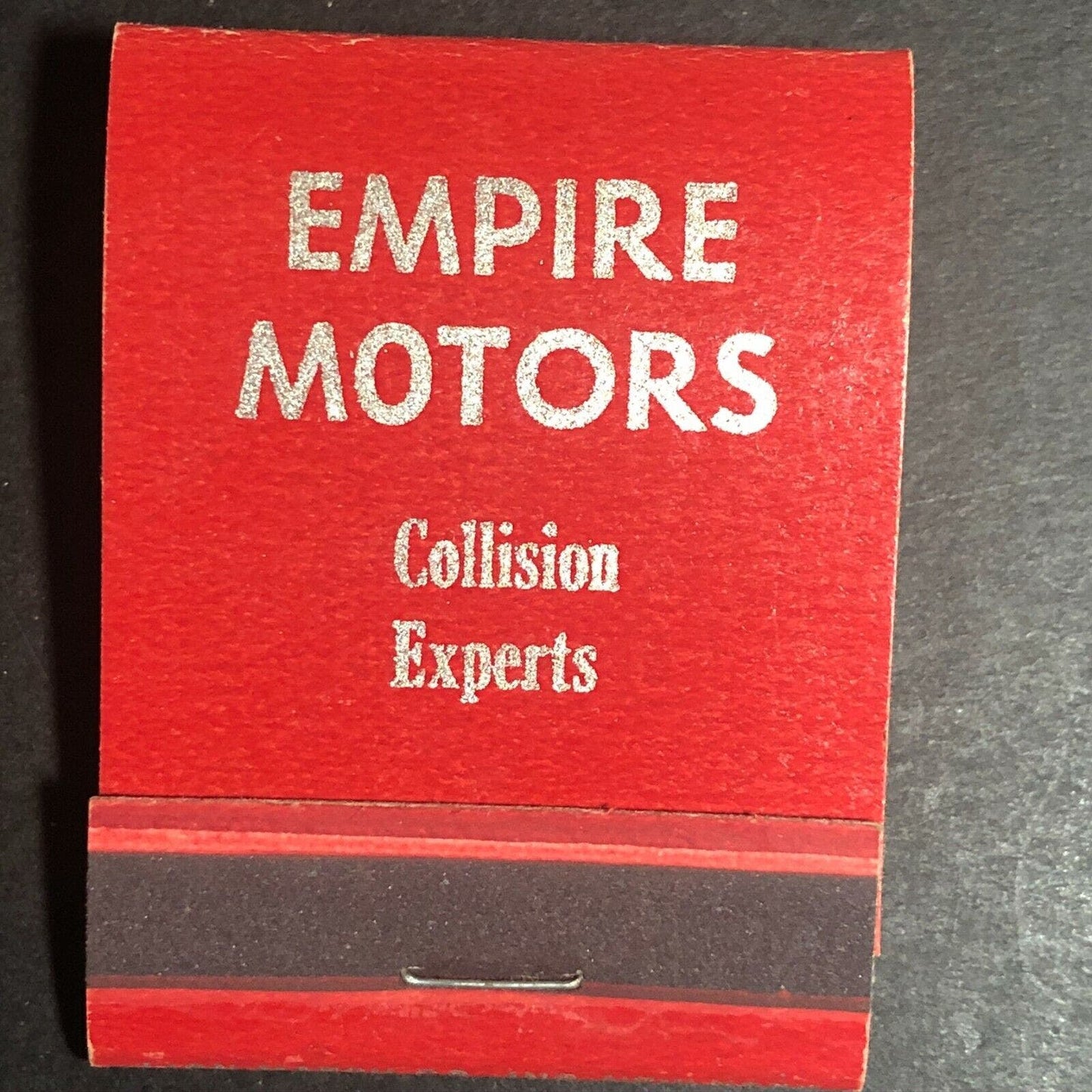 1940's-50's Full Matchbook - "Empire Motors" "24 hr. Towing" New Britain, CT