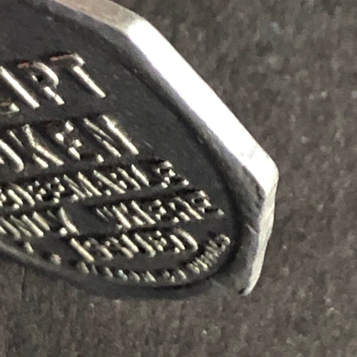 A.C. Gibson Co. 2300 Genesee St. Buffalo Alum. Receipt Token Octagon 22.61mm