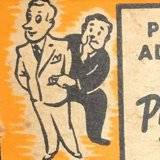 1940's-50's Full Matchbook Diamond Match "Put Your Ad in Your Prospect's Pocket"