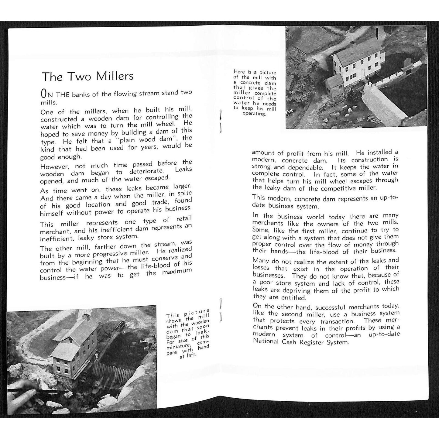 National Cash Register Landscape in Miniature Brochure 1933 Chicago World's Fair