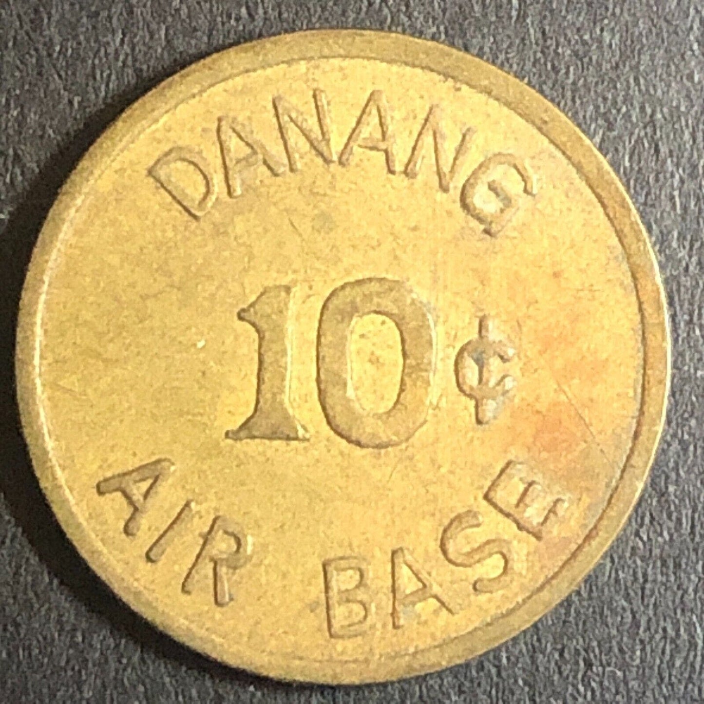 Vietnam Trade Token Military (Danang) Air Base 10c 17.7mm