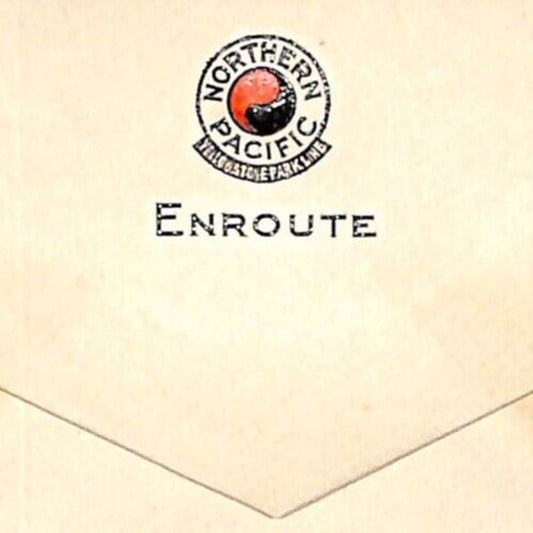 Northern Pacific Railway - Yellowstone Park Line Enroute Stationary Envelope NOS