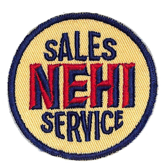 NEHI Sales Service Embroidered Soda Patch c1940's-50's VGC Scarce