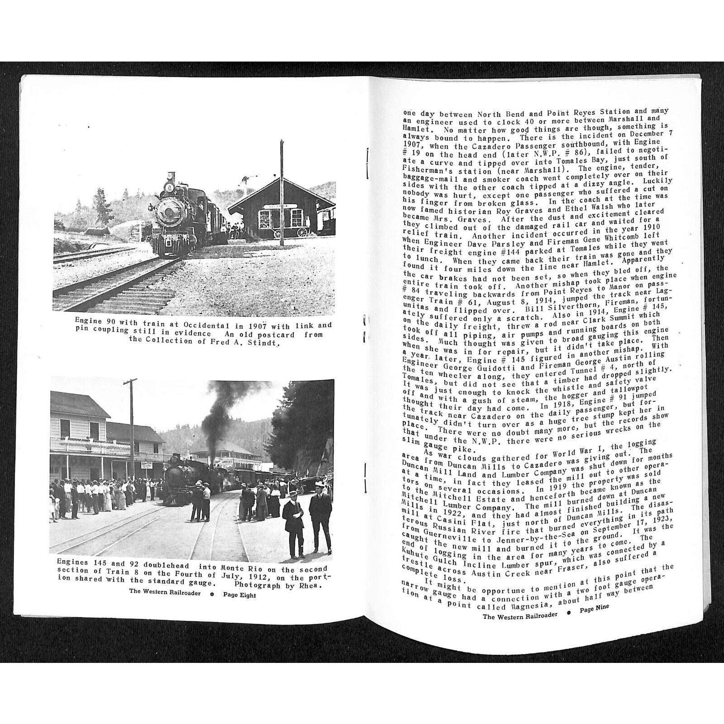 1968 "The Western Railroader" Railfan Magazine Vol. 31 No.12 - 16pp