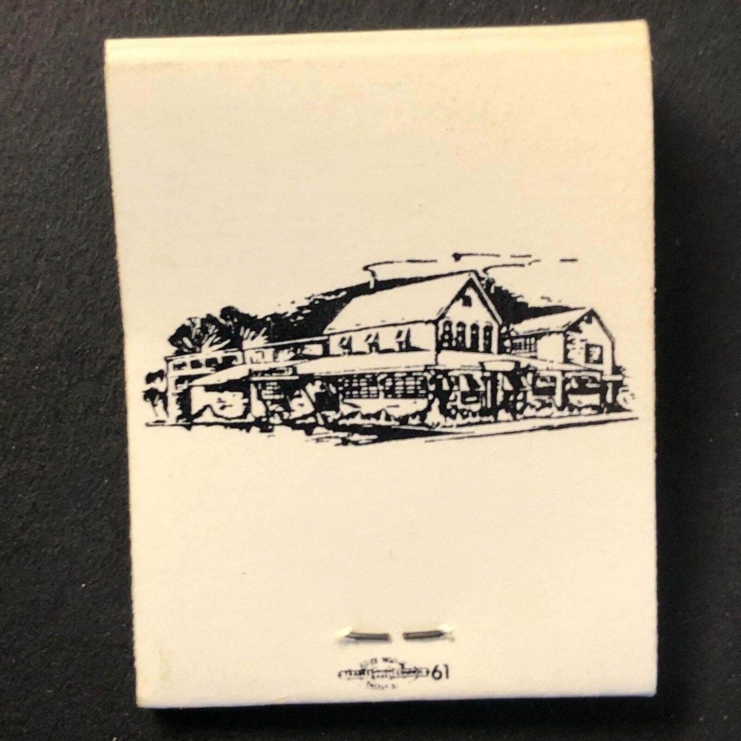Ed Roberts (Colonial Restaurant) Morton Grove Vintage Full Matchbook c1960's-73