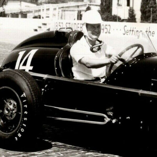 Indy 500 RPPC Postcard "1952 Joe James" Official Race Photo Unposted VGC