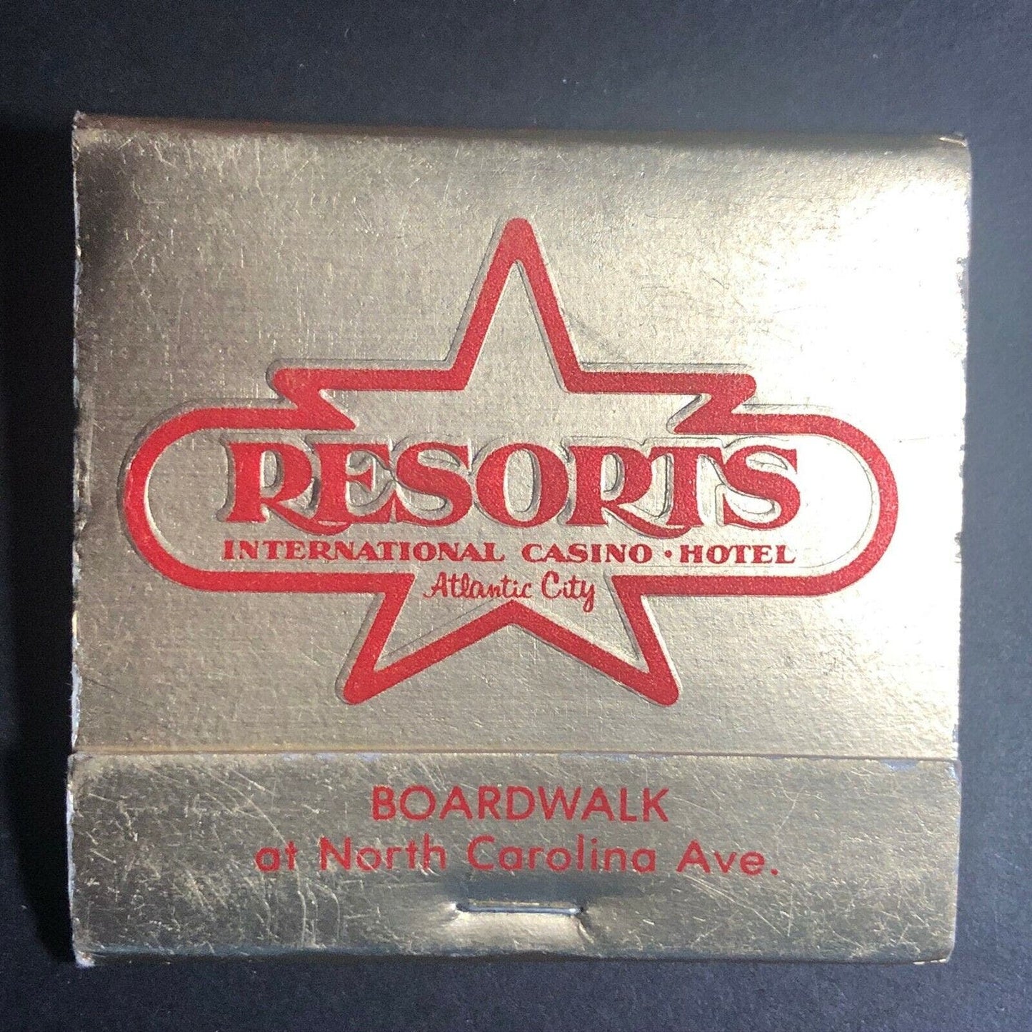 70's-80's Full Matchbook "Resorts International Casino Hotel" Atlantic City, NJ
