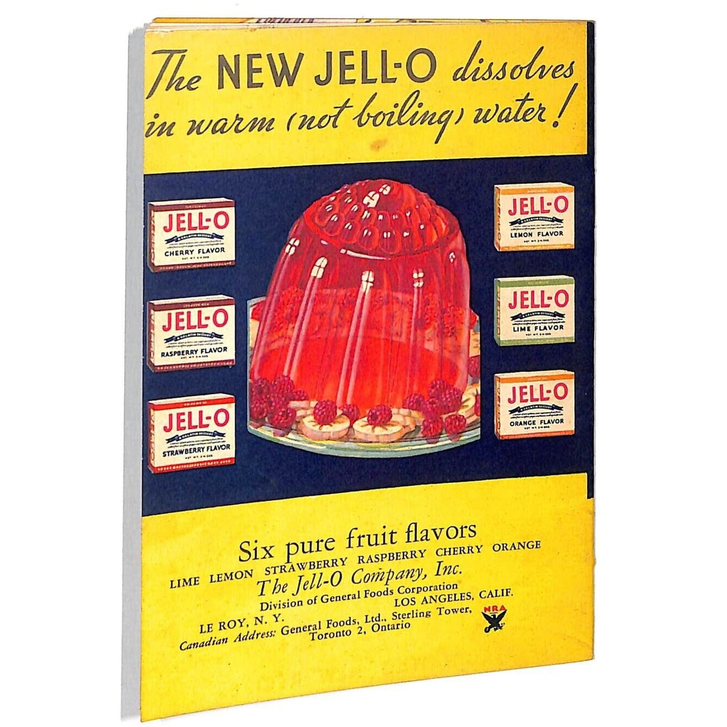 Jell-O Recipe Booklet "What Mrs. Dewey Did" 48 Fascinating New c1932 23pp.