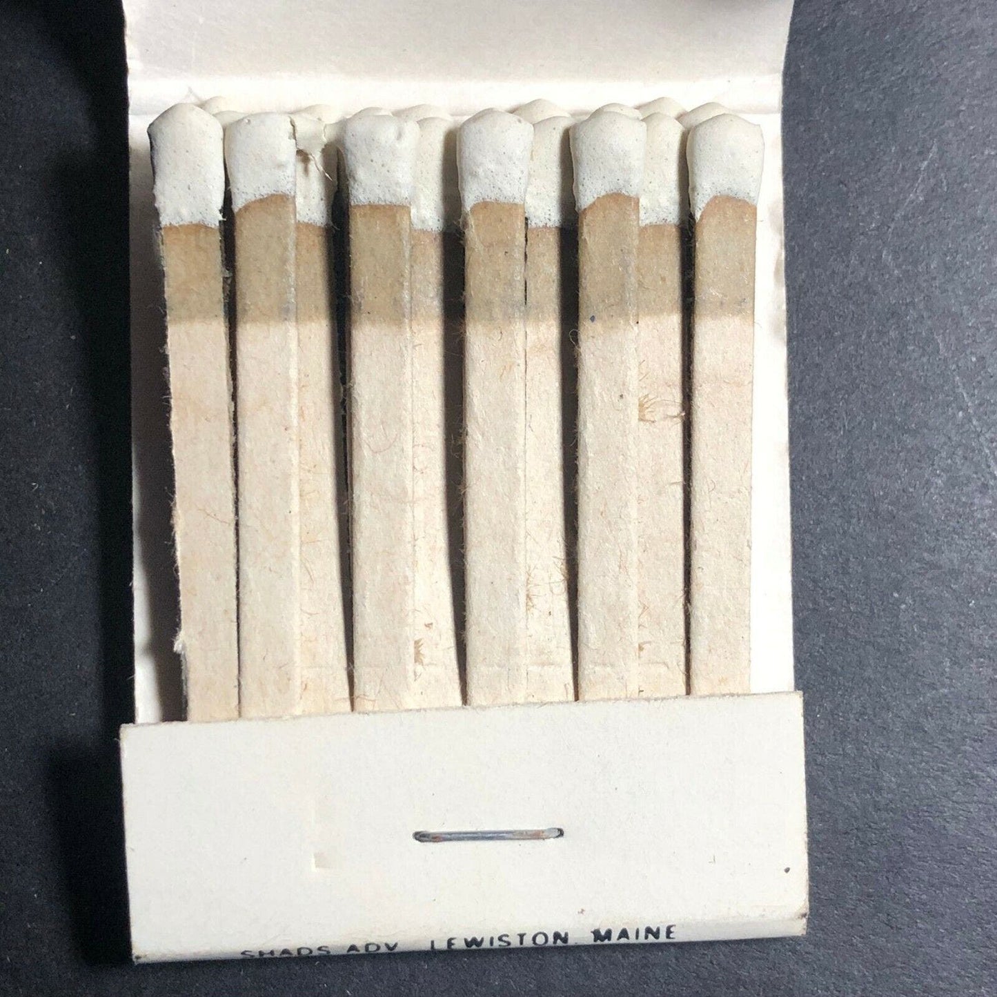 1960's-70's Full Matchbook - "Chuck Wagon Restaurants" Lewiston Brunswick +