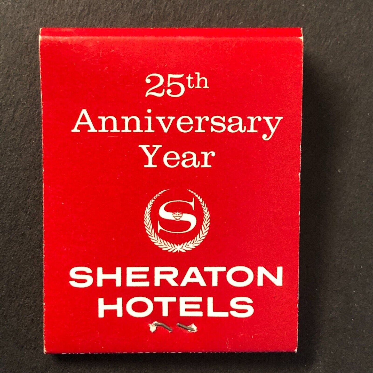 Sheraton Hotels 25th Anniversary Vintage Full Matchbook c1953