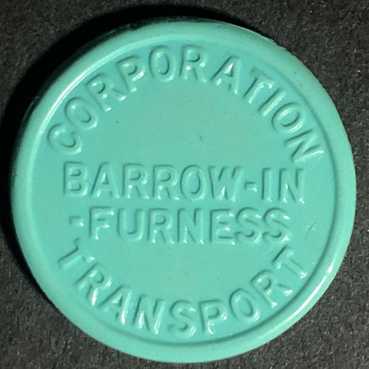 Barrow-In-Furness "Employee Only" England Plastic Token Mint 3D 22mm c50's-60's