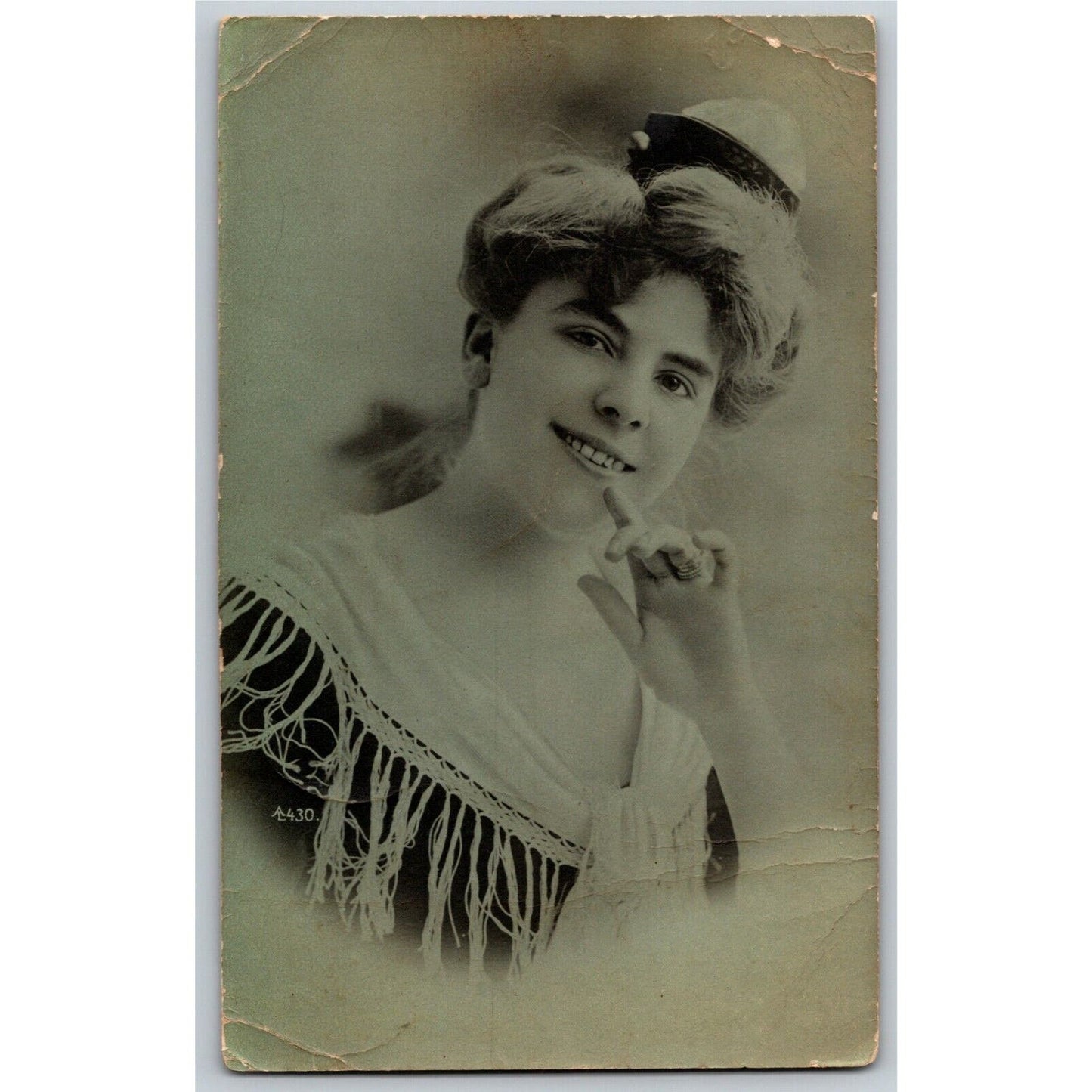 c1917 Vintage Russian RPPC* Theatre / Stage / Screen Actress Postcard (4324)