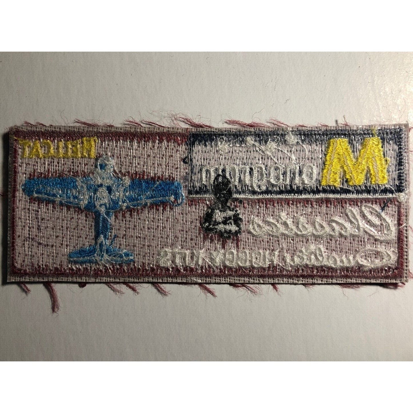 Monogram Classics Aviation Hellcat Vintage Embroidered Patch - c1980's-90's VGC