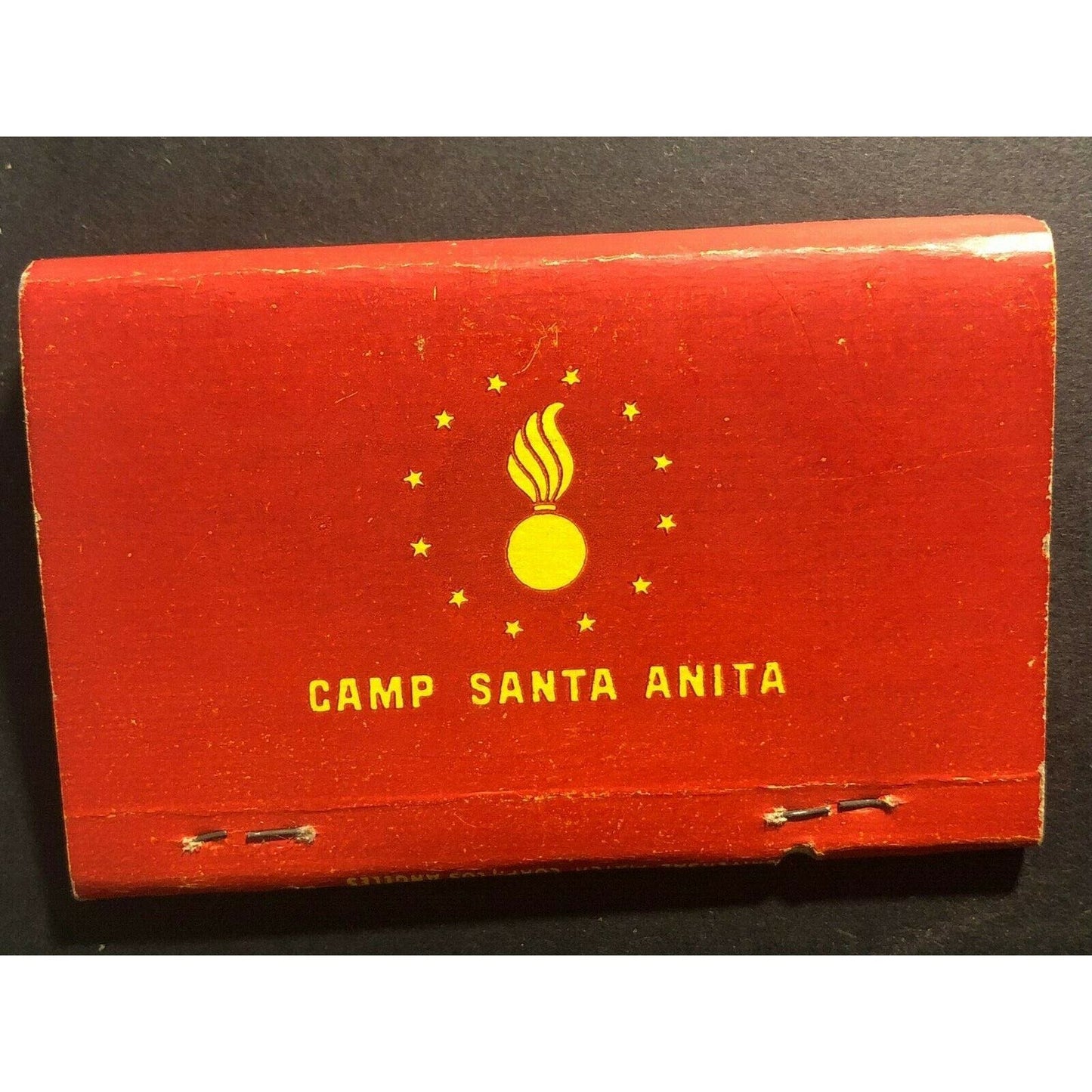 Scarce c1940's Full Matchbook Ordnance Training Center Camp Santa Anna Calif.
