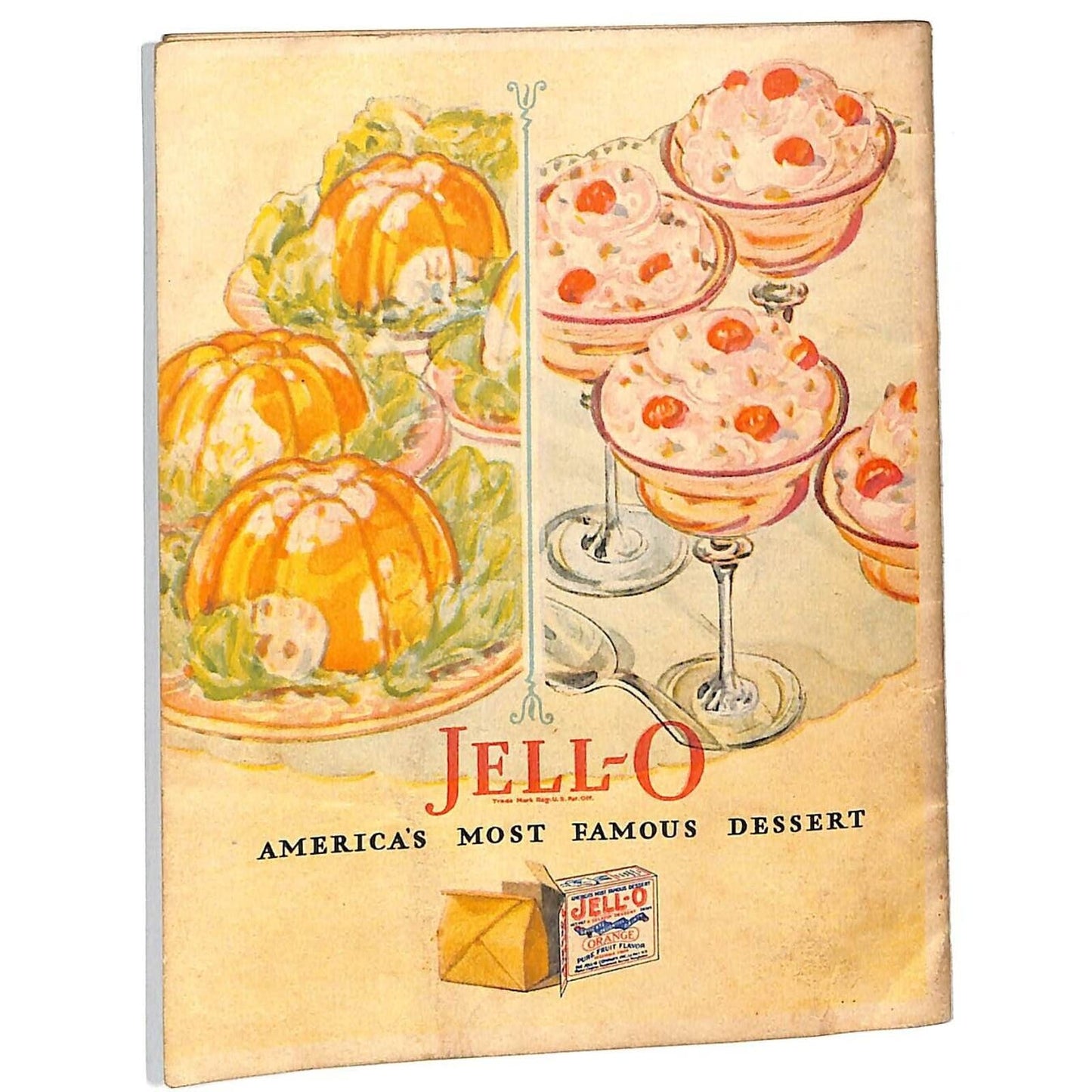 Jell-O Recipe Booklet "...what Salad..what dessert?" c1928 22pp